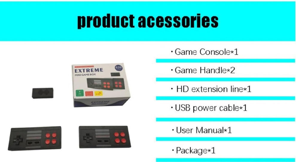 Extreme 620 in 1 Games